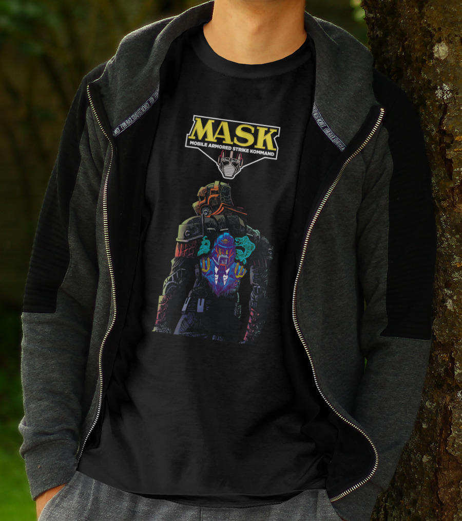 MASK Mobile Armored Strike Kommand Retro Robot Warrior T-Shirt