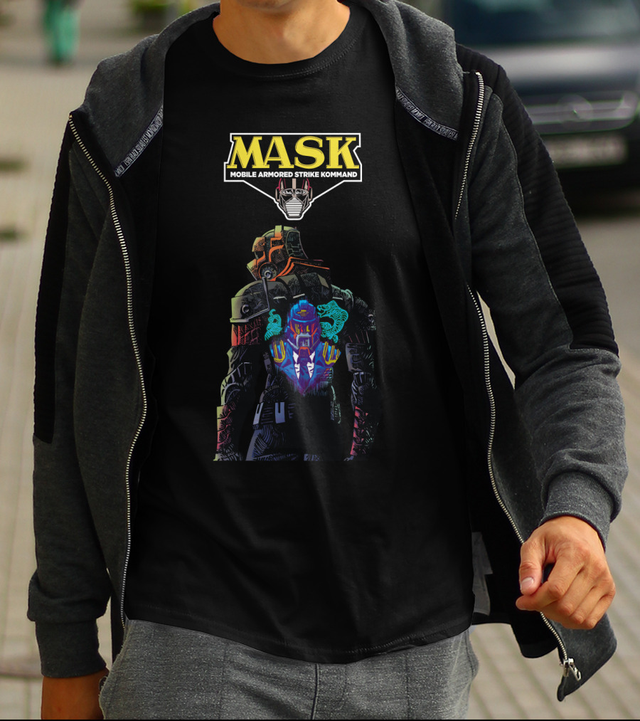 MASK Mobile Armored Strike Kommand Retro Robot Warrior T-Shirt