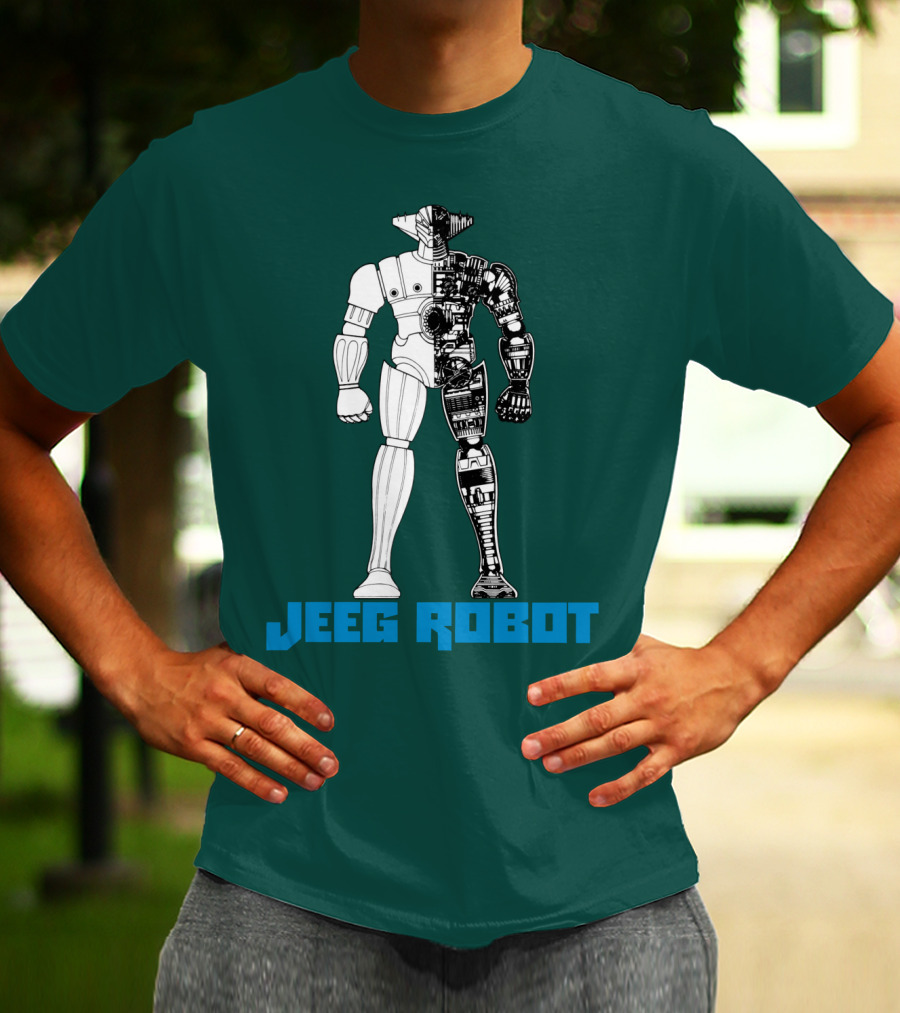Jeeg Robot Cyborg Half-Mechanical T-Shirt