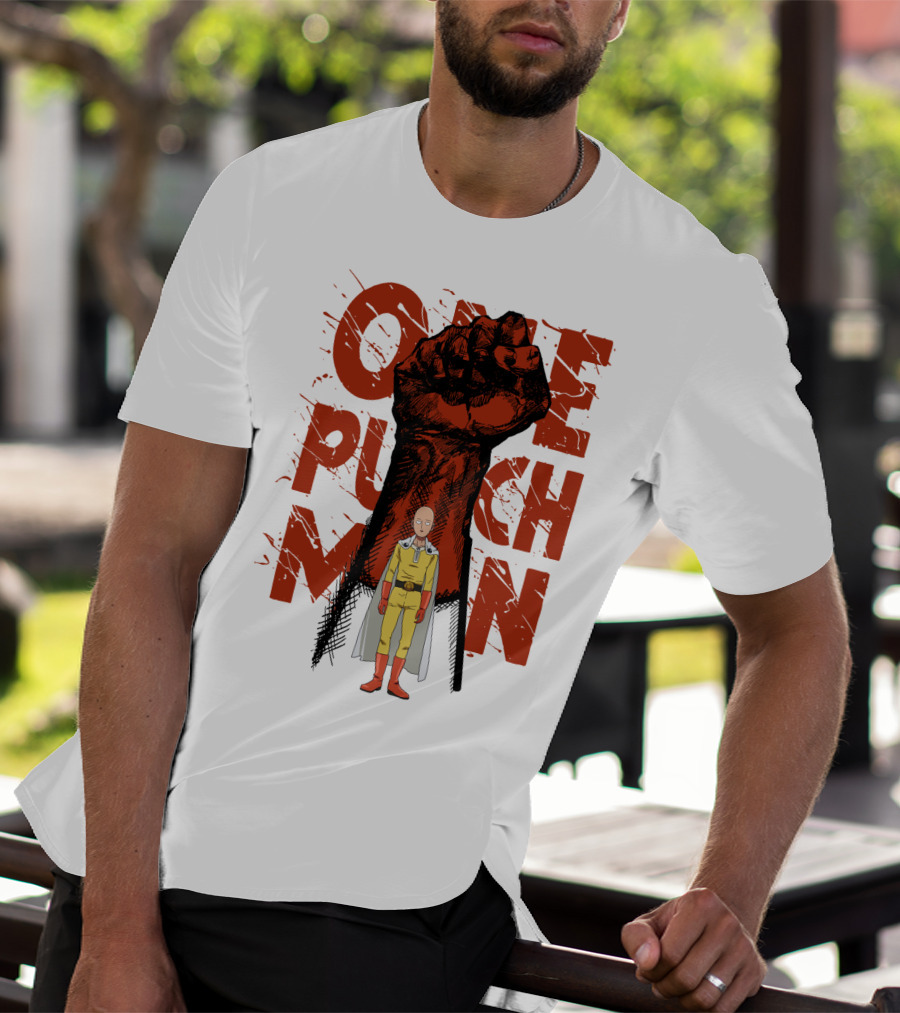One Punch Man Saitama Hero Fist Power T-Shirt