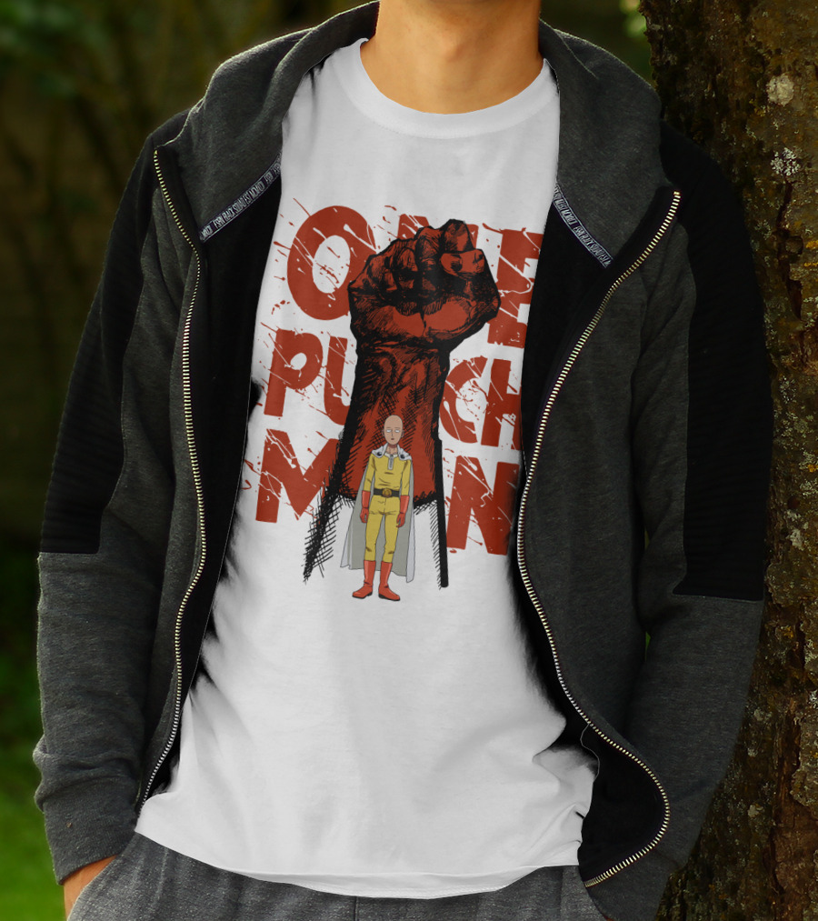 One Punch Man Saitama Hero Fist Power T-Shirt