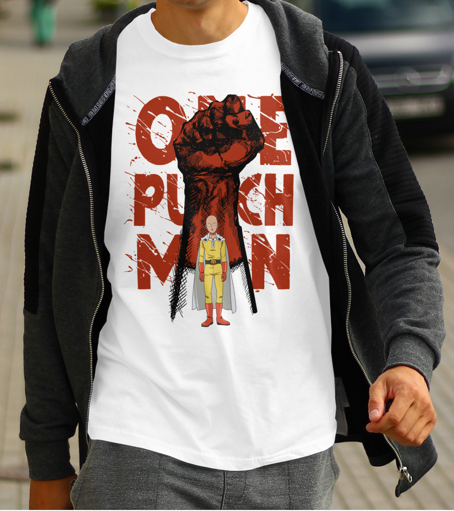 One Punch Man Saitama Hero Fist Power T-Shirt