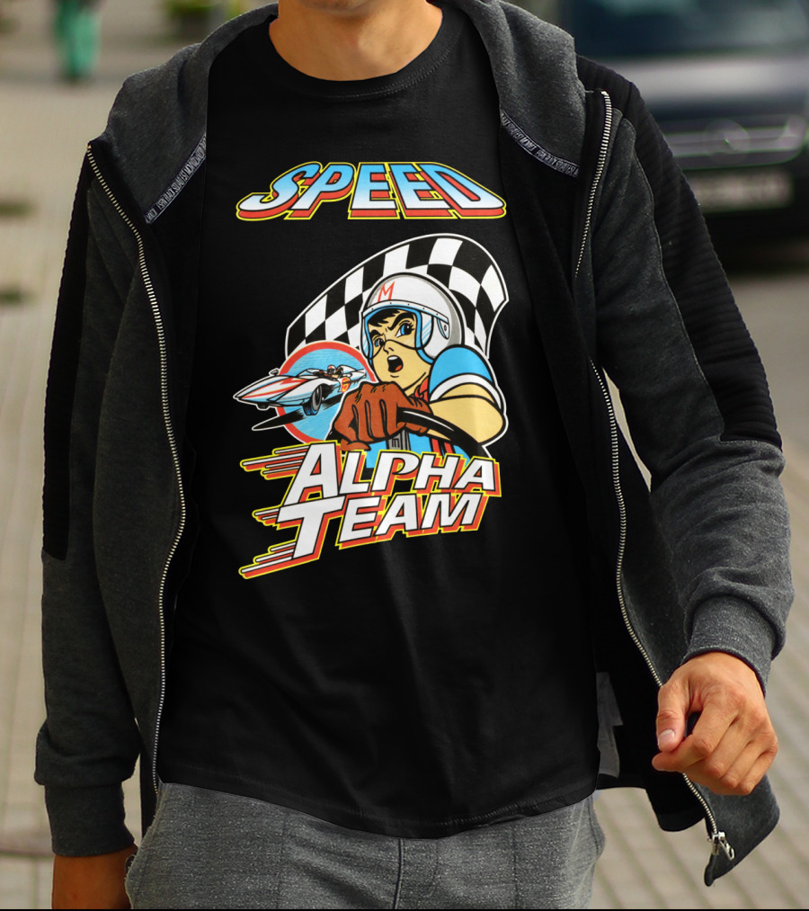 Speed Racer Alpha Team Dynamic Racing Adventure T-Shirt