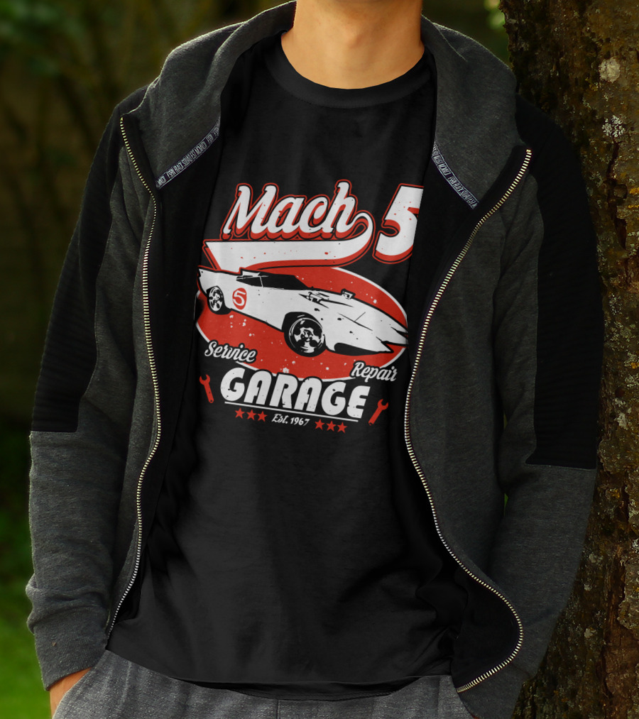 Mach 5 Service Repair Garage Est 1967 T-Shirt