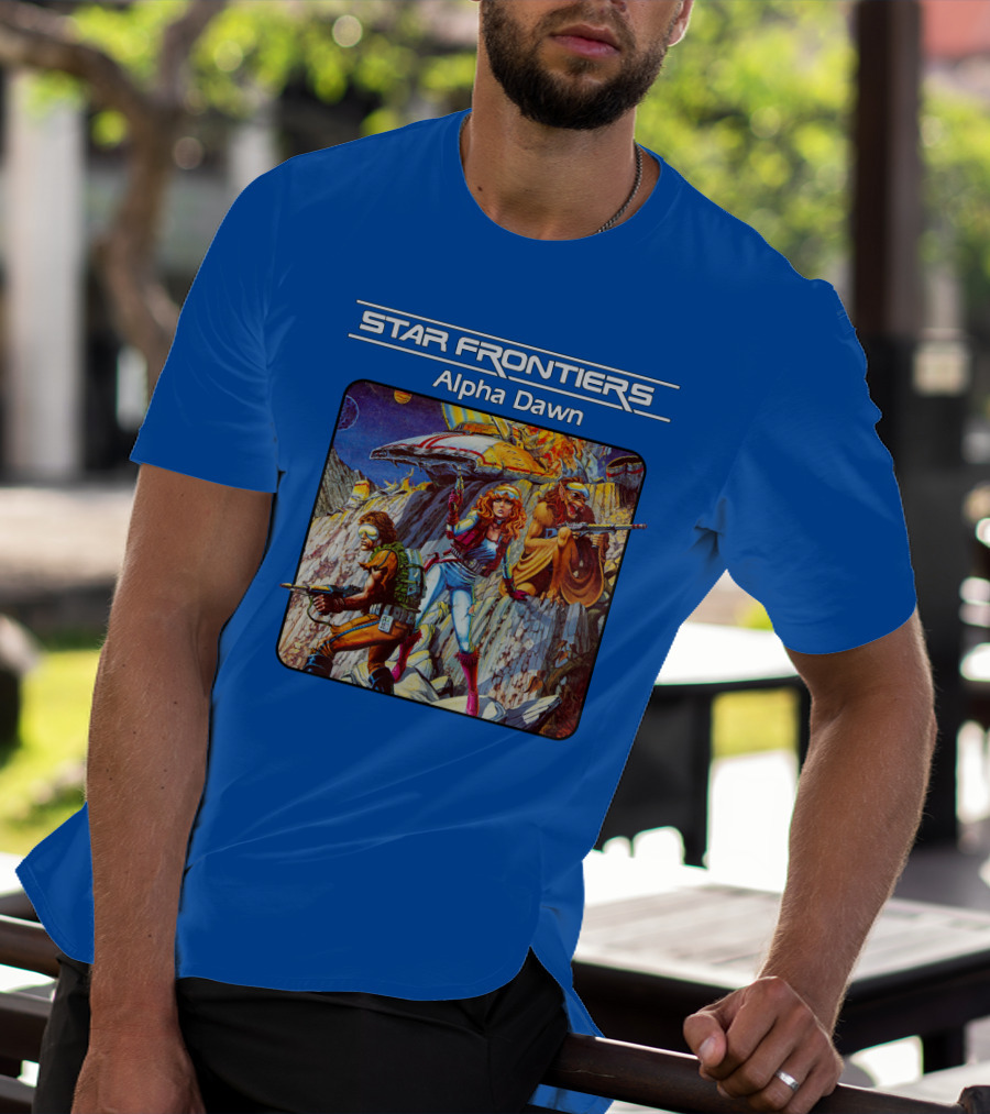 Star Frontiers Alpha Dawn Retro Sci-Fi Adventure T-Shirt
