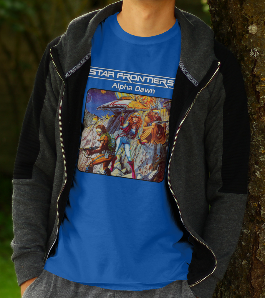 Star Frontiers Alpha Dawn Retro Sci-Fi Adventure T-Shirt
