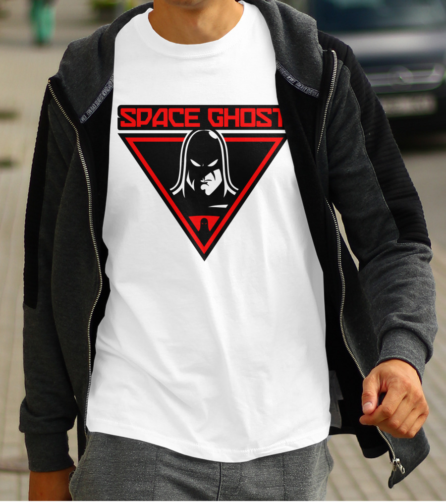 Space Ghost Logo With Red Triangle T-Shirt
