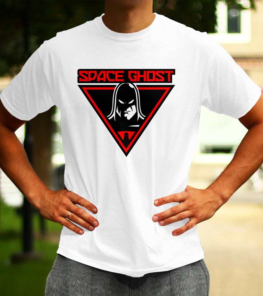 Space Ghost Logo With Red Triangle T-Shirt