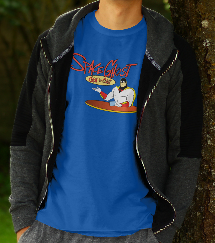 Space Ghost Coast To Coast Talk Show Cartoon Host T-Shirt