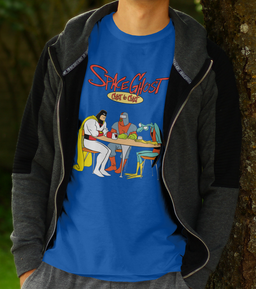 Space Ghost Coast To Coast Zorak And Moltar At Table T-Shirt
