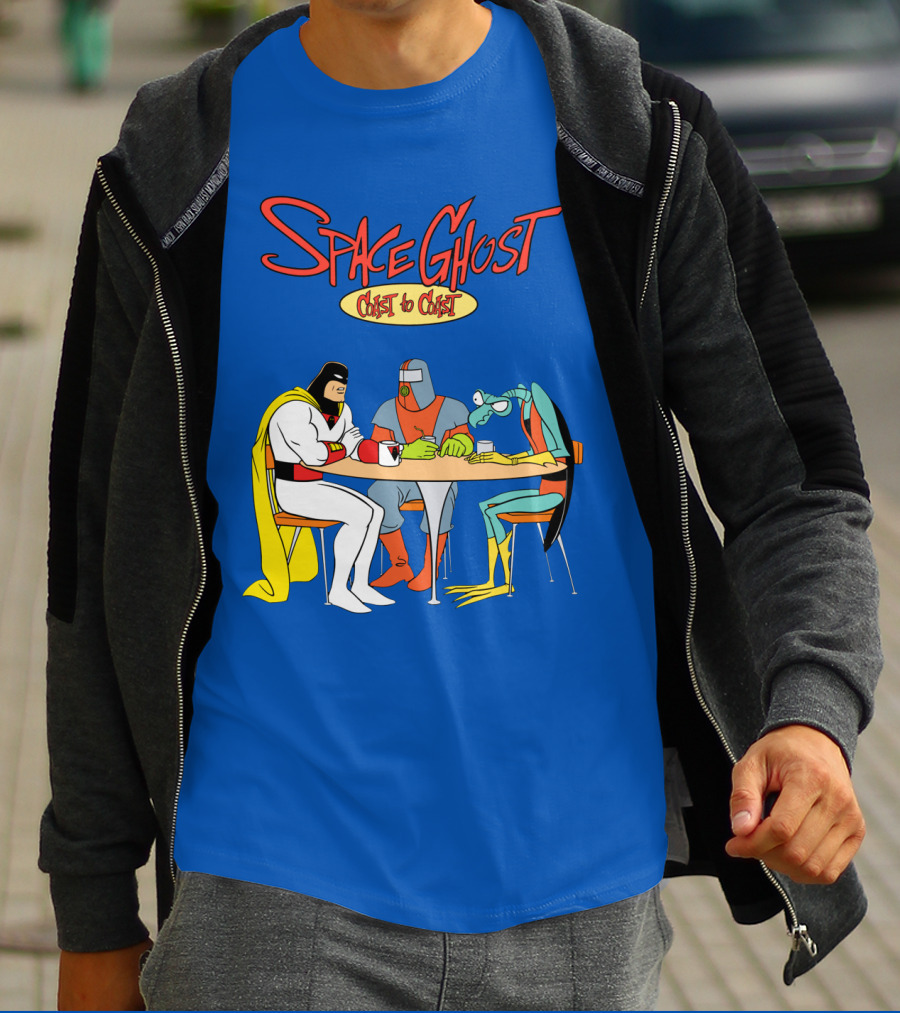 Space Ghost Coast To Coast Zorak And Moltar At Table T-Shirt