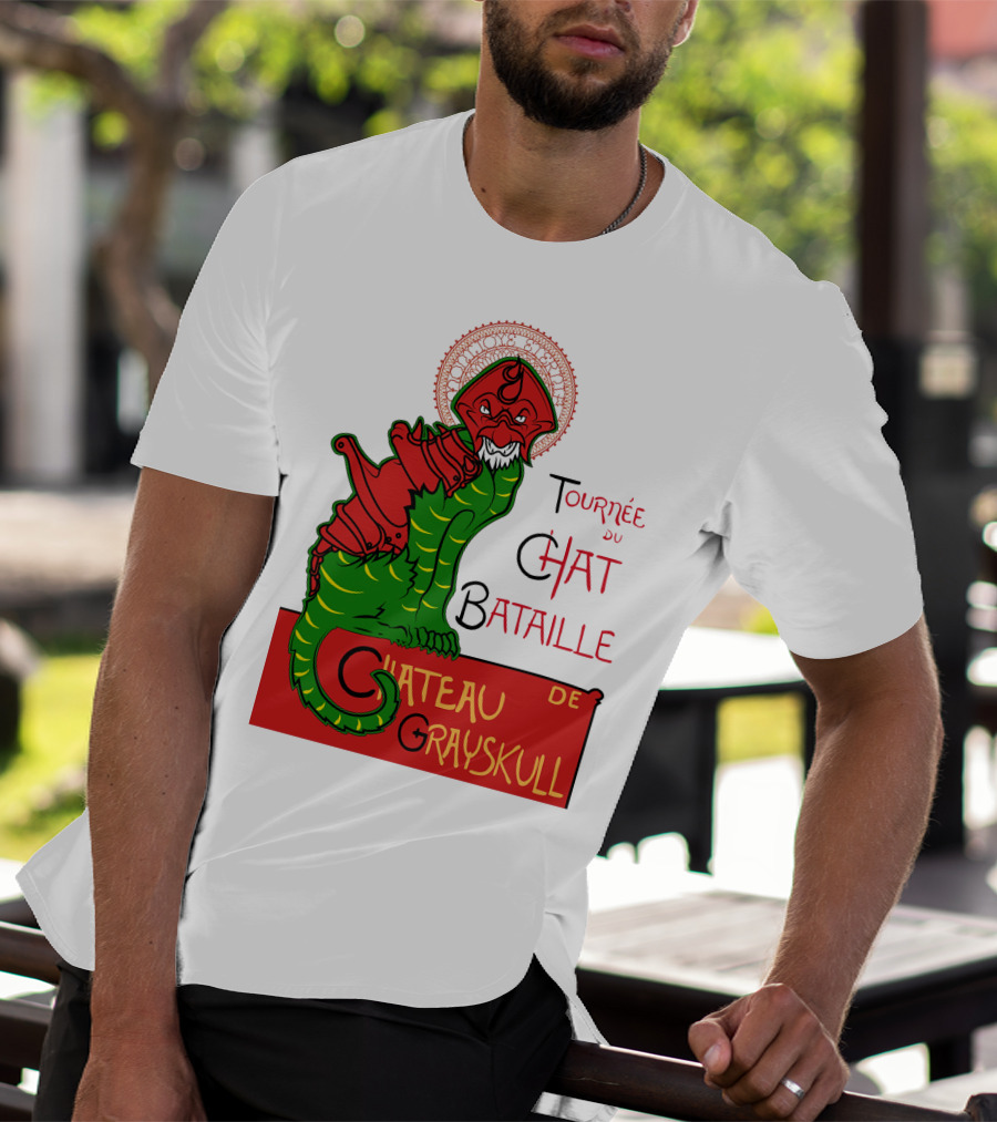 Tournée Du Chat Bataille De Château Grayskull T-Shirt