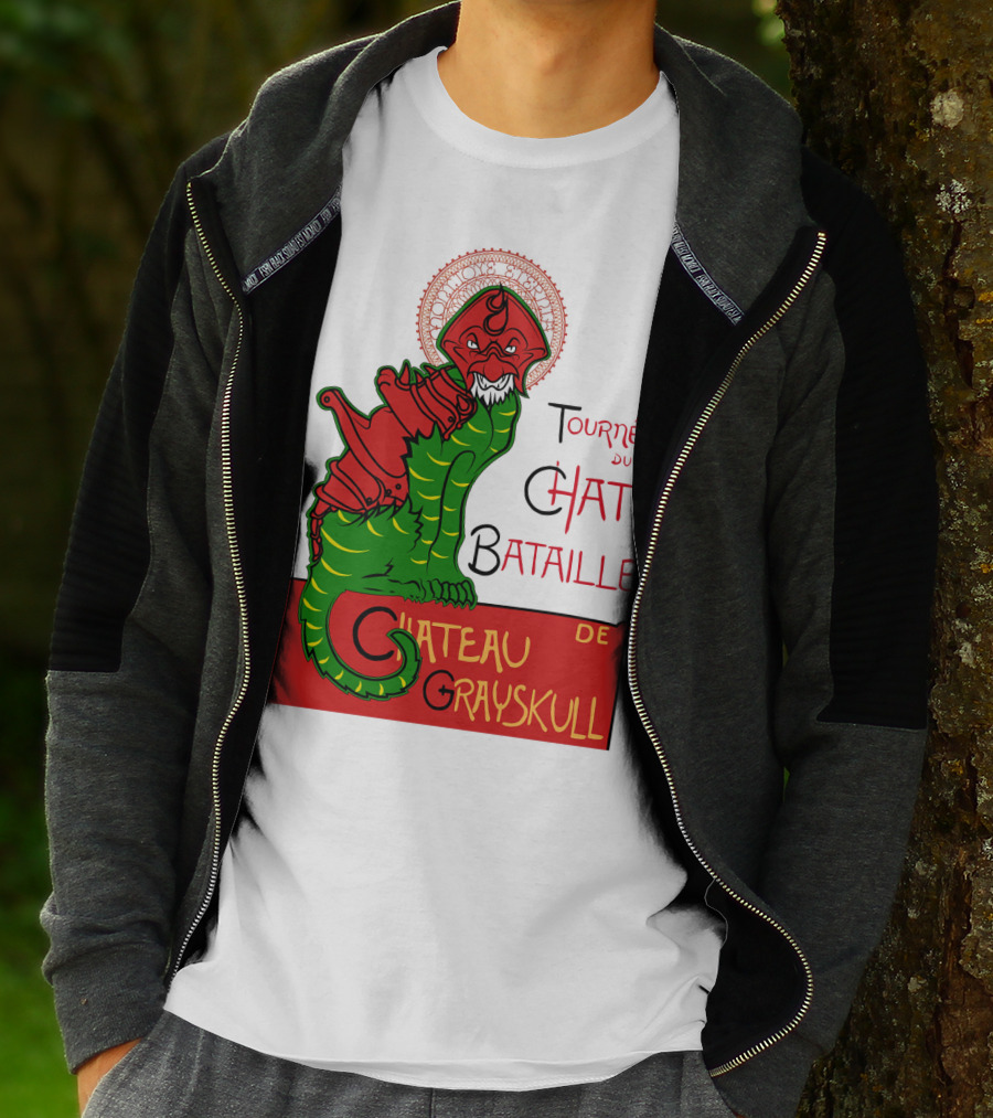 Tournée Du Chat Bataille De Château Grayskull T-Shirt