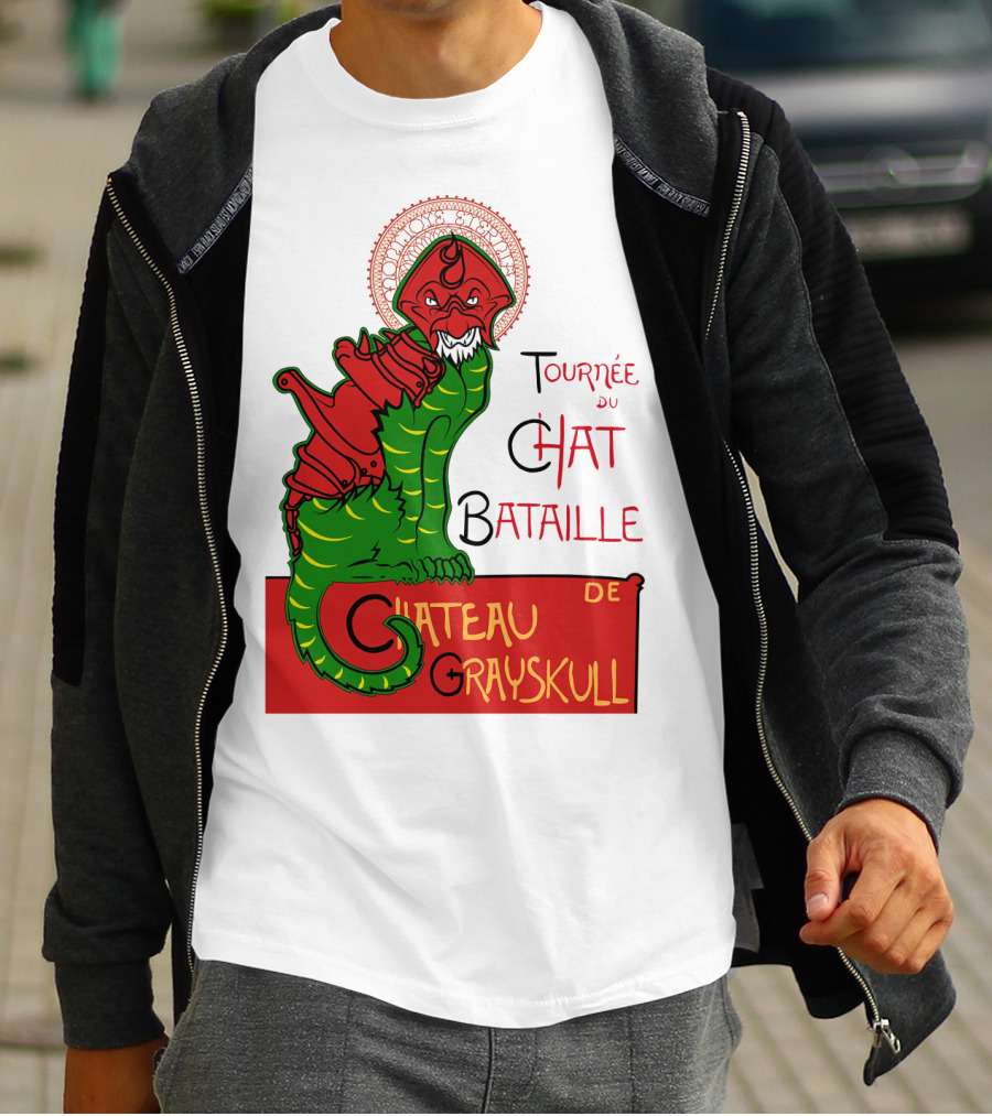 Tournée Du Chat Bataille De Château Grayskull T-Shirt