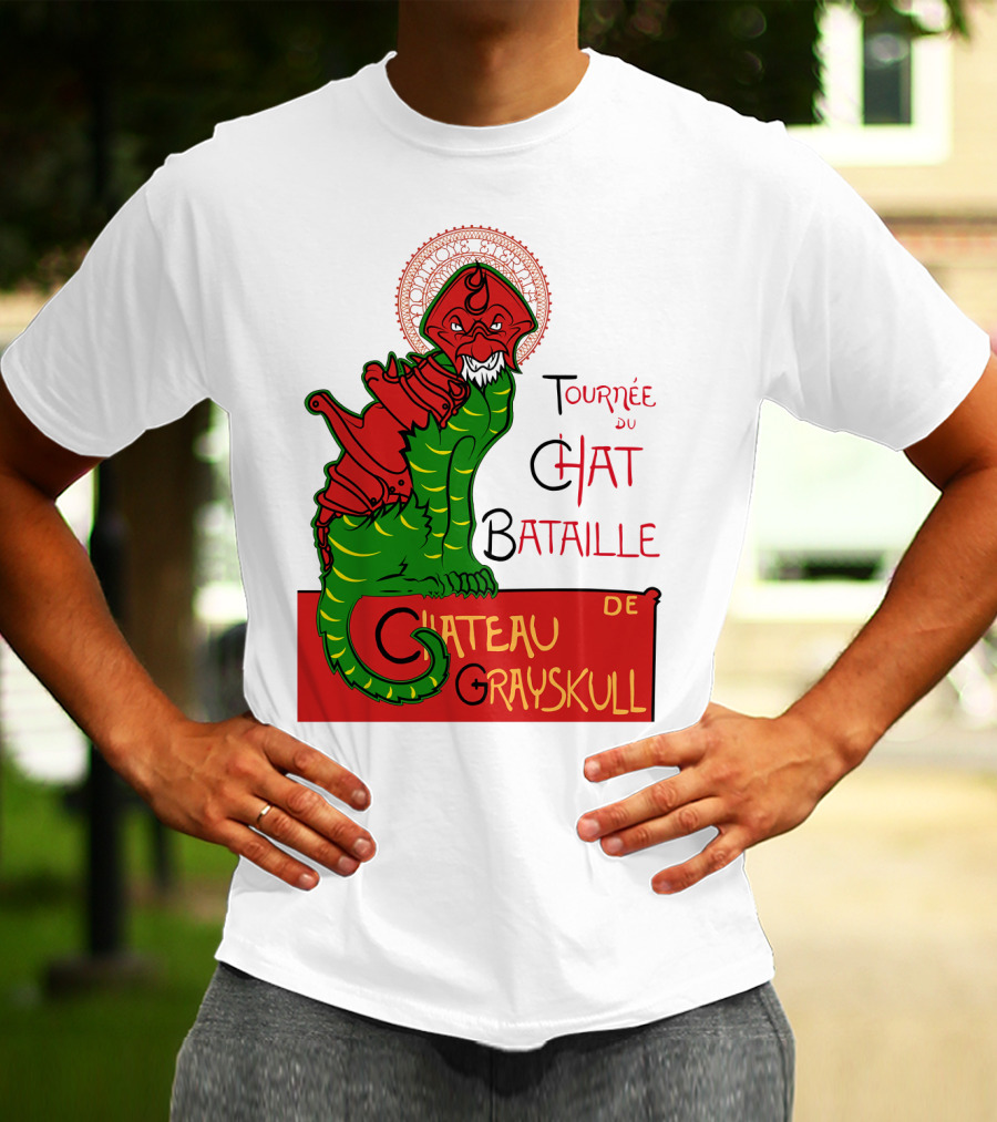 Tournée Du Chat Bataille De Château Grayskull T-Shirt