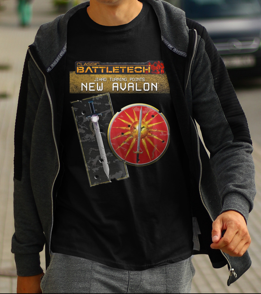 Classic BattleTech Jihad Turning Points New Avalon BTT JTP T-Shirt