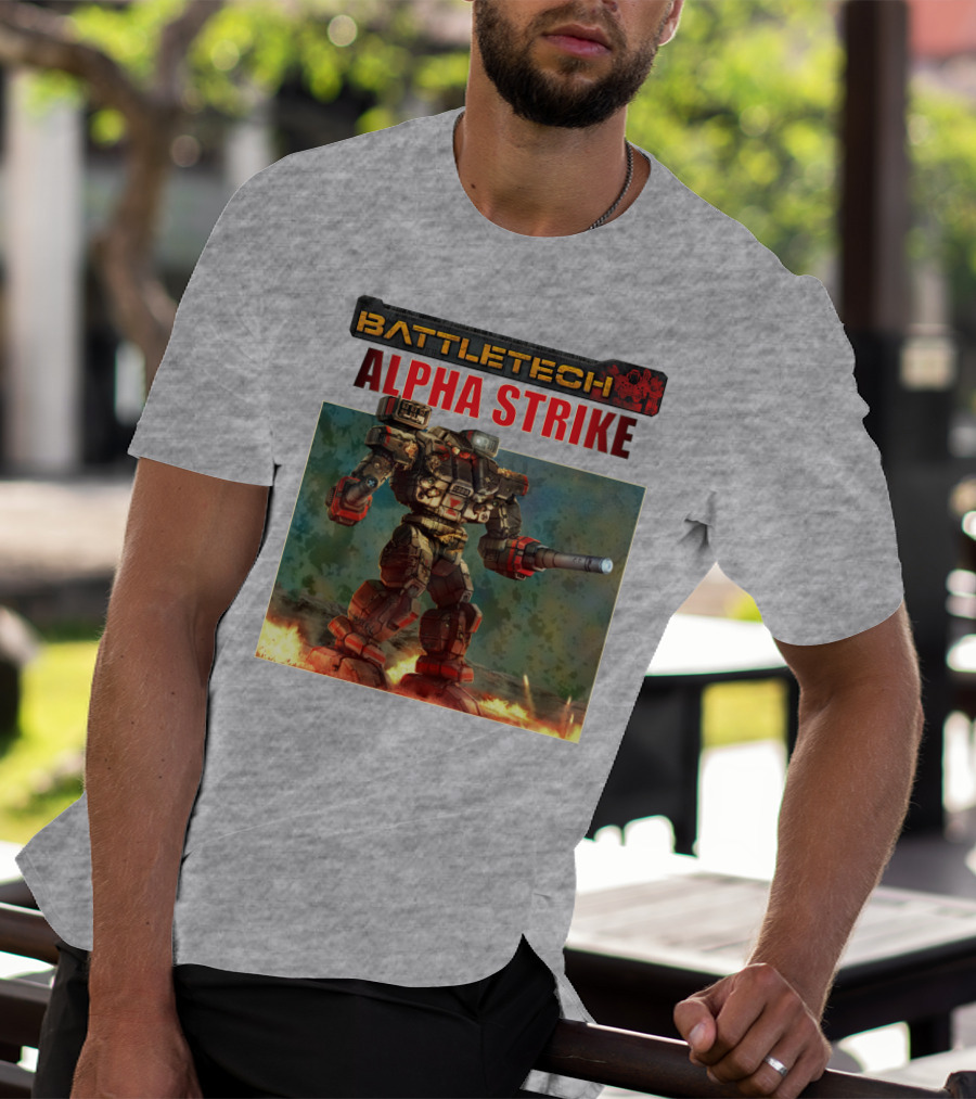 BattleTech ALPHA STRIKE Mech Warrior Battle Scene T-Shirt
