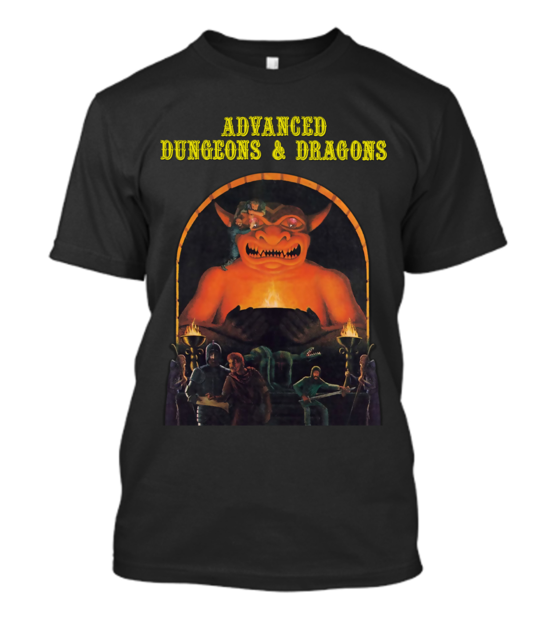 Advanced Dungeons And Dragons Monster Demon Vintage Cover T-Shirt