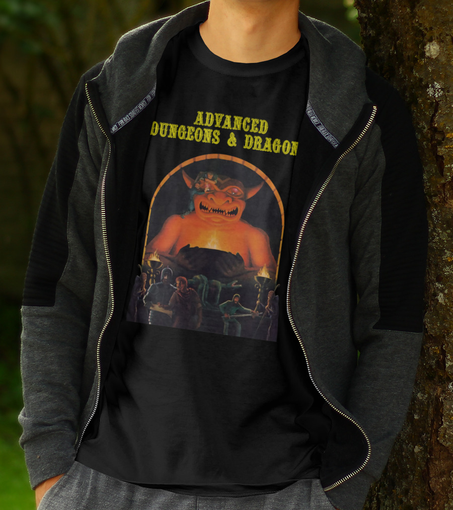 Advanced Dungeons And Dragons Monster Demon Vintage Cover T-Shirt