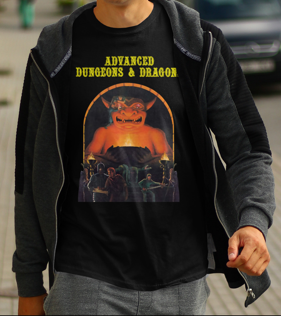 Advanced Dungeons And Dragons Monster Demon Vintage Cover T-Shirt
