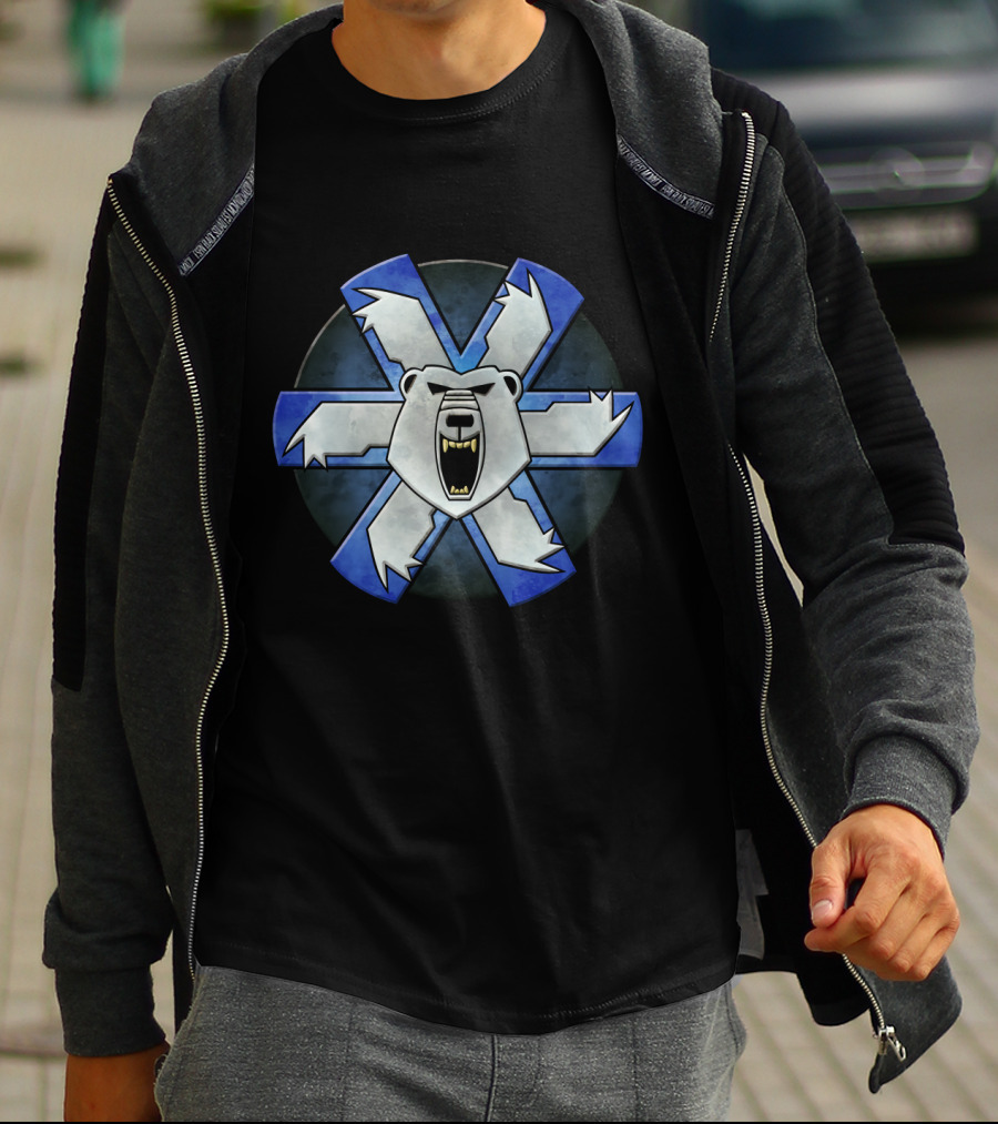 Clan Ghost Bear Iconic Emblem Battletech Fan T-Shirt