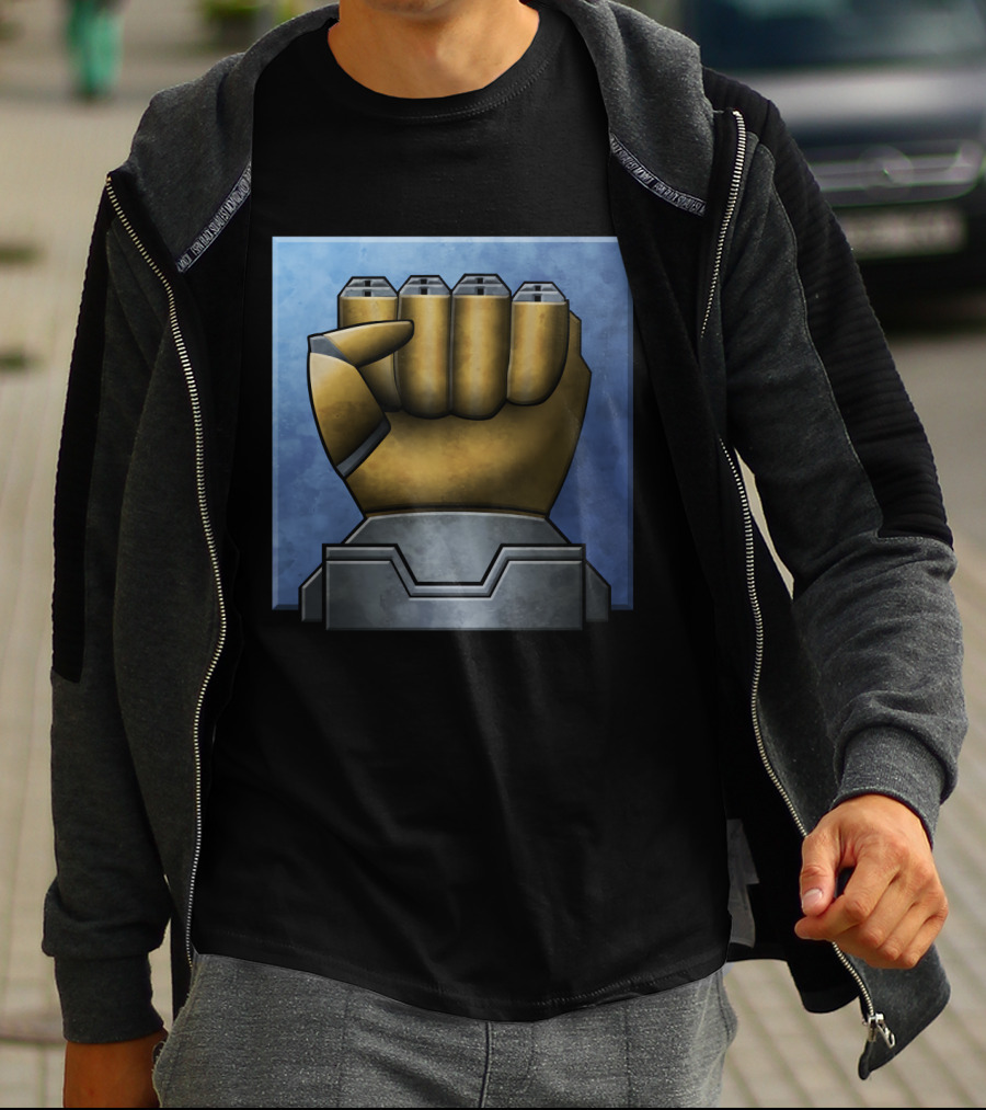 House Steiner The Lyran Commonwealth BattleTech Fist Emblem T-Shirt