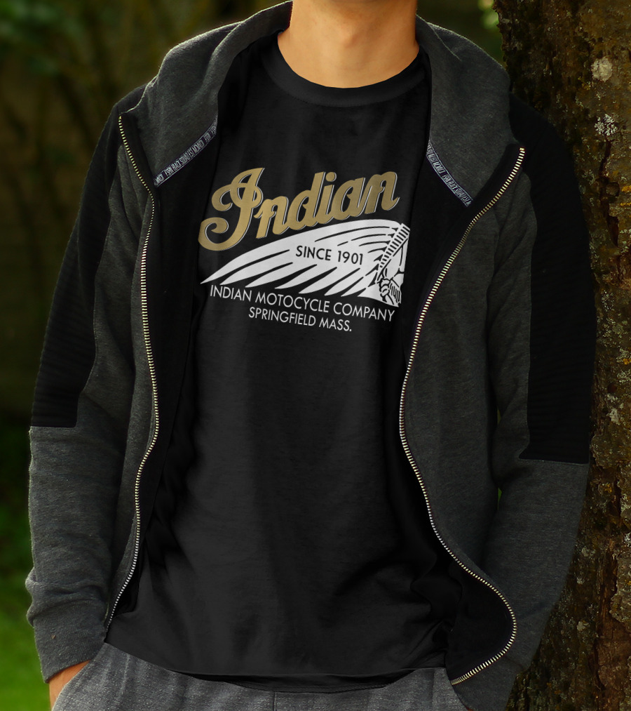 Indian Motorcycle Company Since 1901 Springfield Mass T-Shirt