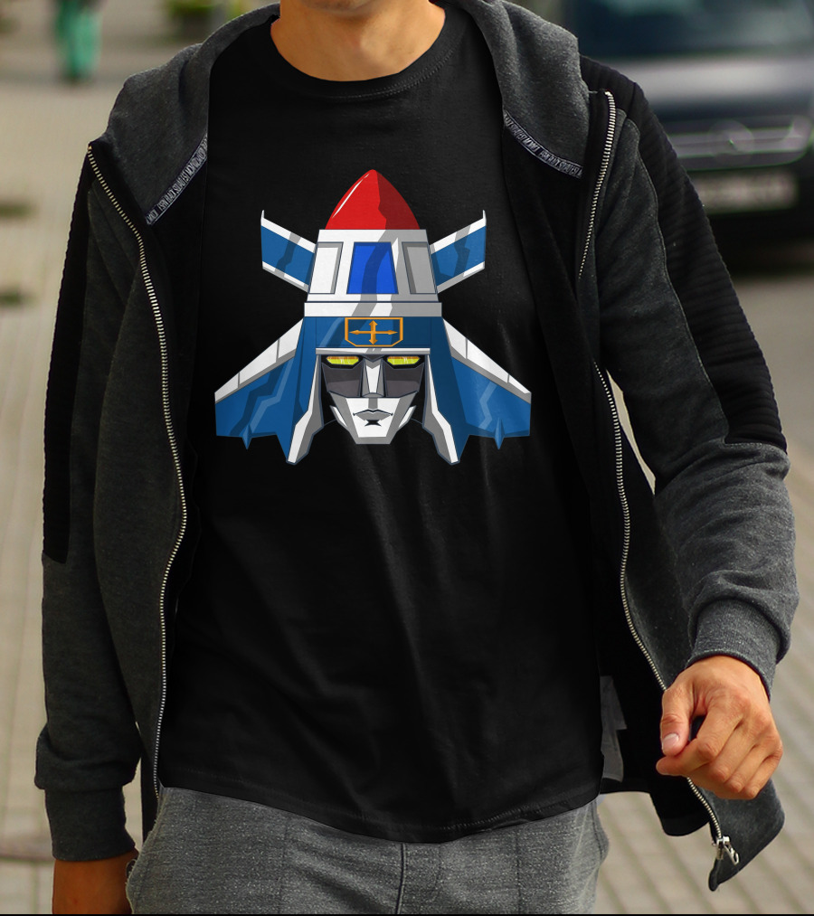 Voltron Vehicle Force Robot Head T-Shirt