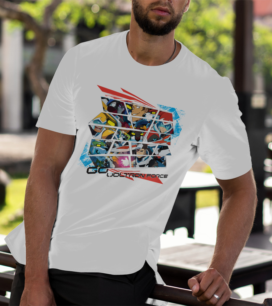 Go Voltron Force Dynamic Team Collage T-Shirt