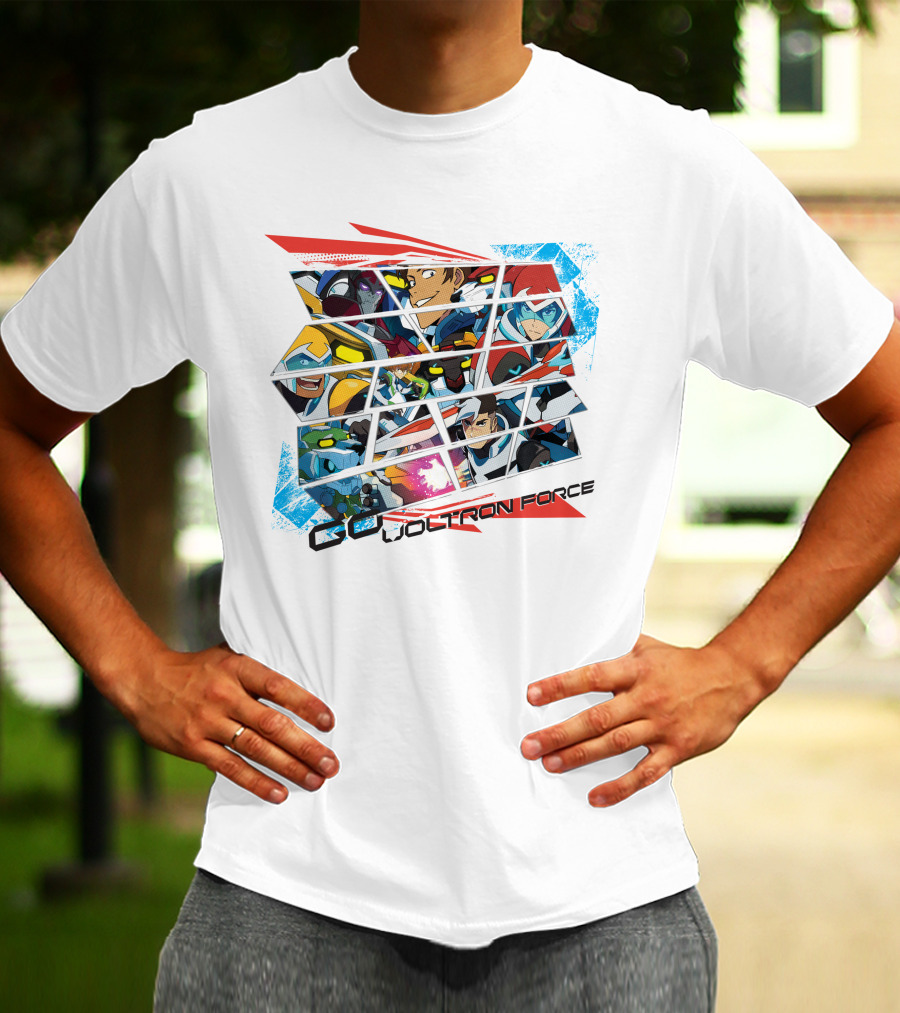 Go Voltron Force Dynamic Team Collage T-Shirt