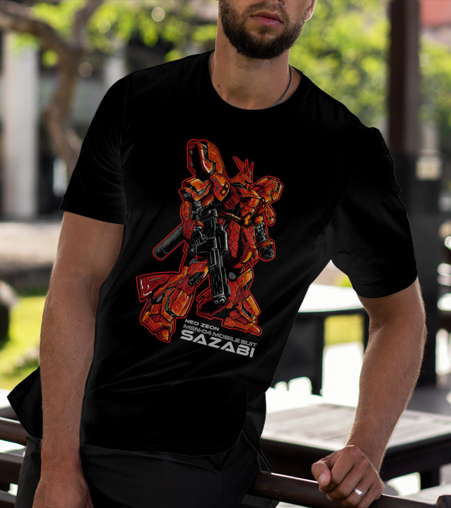Sazabi Neo Zeon MSN-04 Mobile Suit Gundam T-Shirt