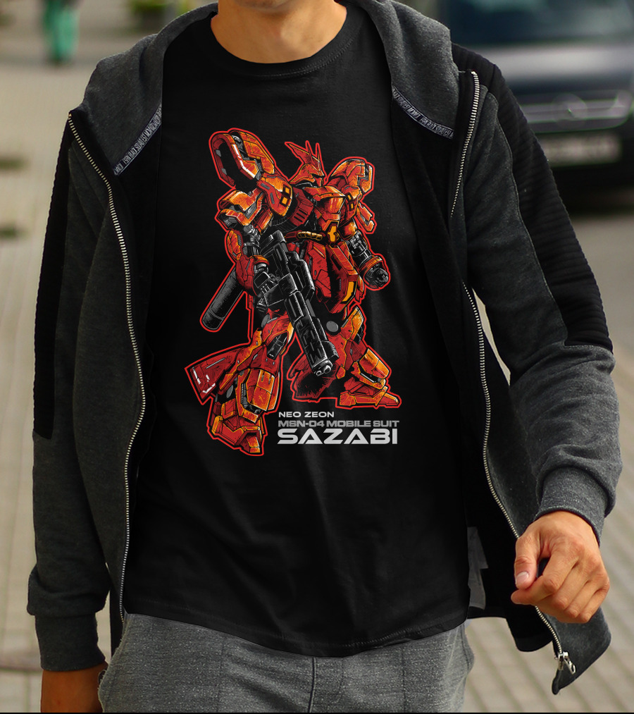 Sazabi Neo Zeon MSN-04 Mobile Suit Gundam T-Shirt