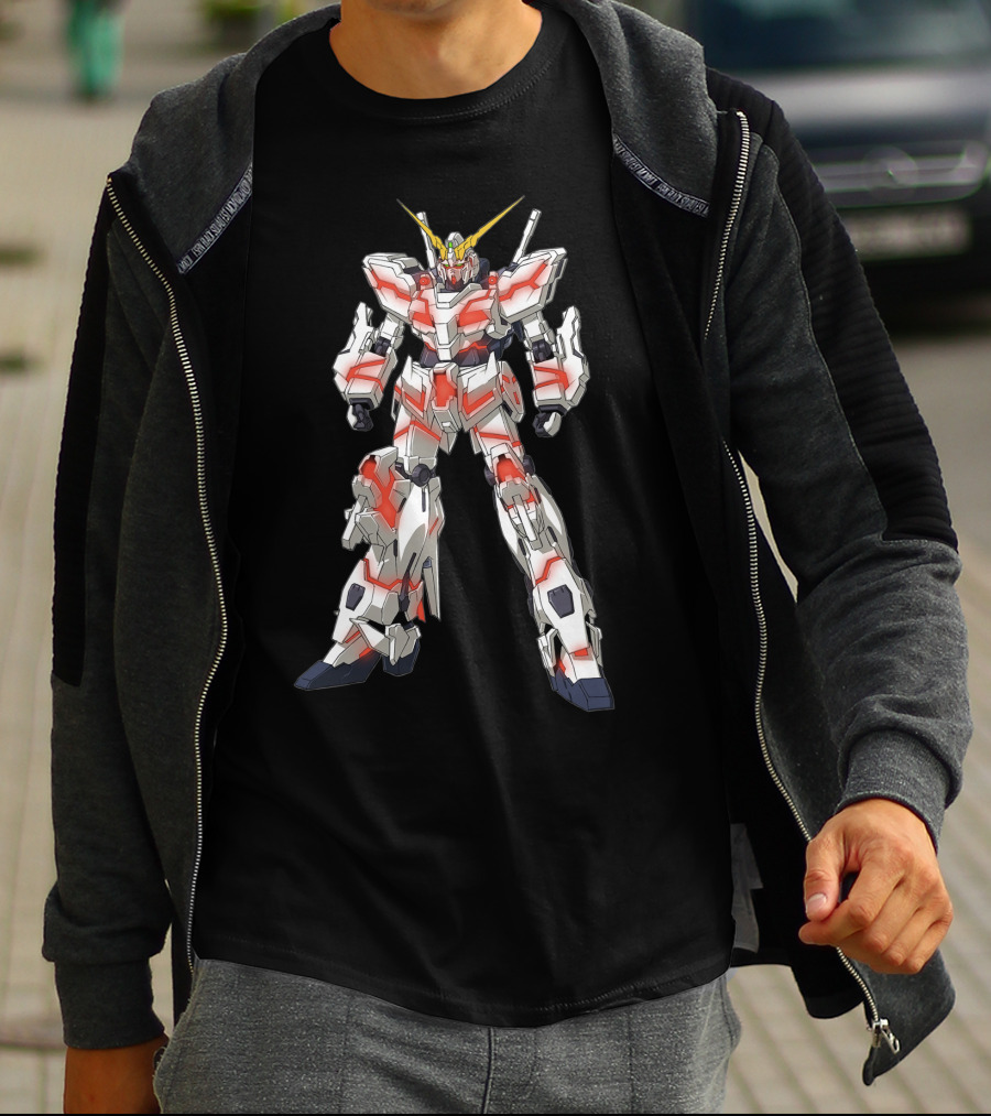 Gundam Unicorn Mecha Warrior T-Shirt