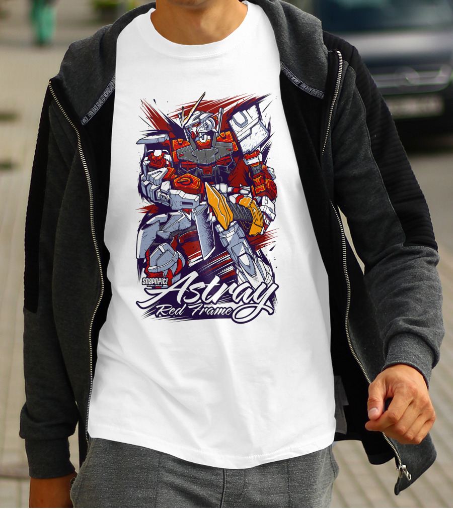 Astray Red Frame Snapfit Robot Warrior T-Shirt