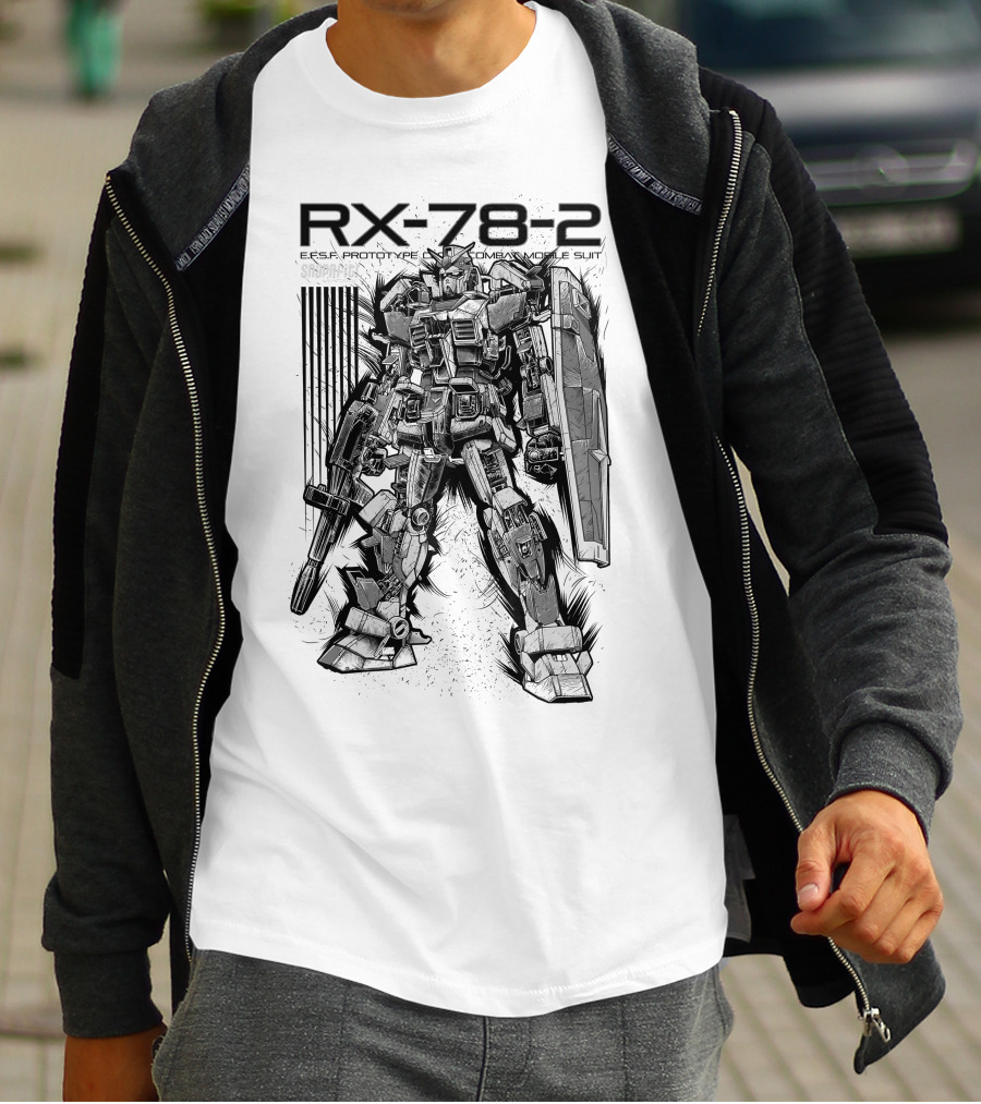 RX-78-2 EFSF Prototype Combat Mobile Suit Gundam T-Shirt