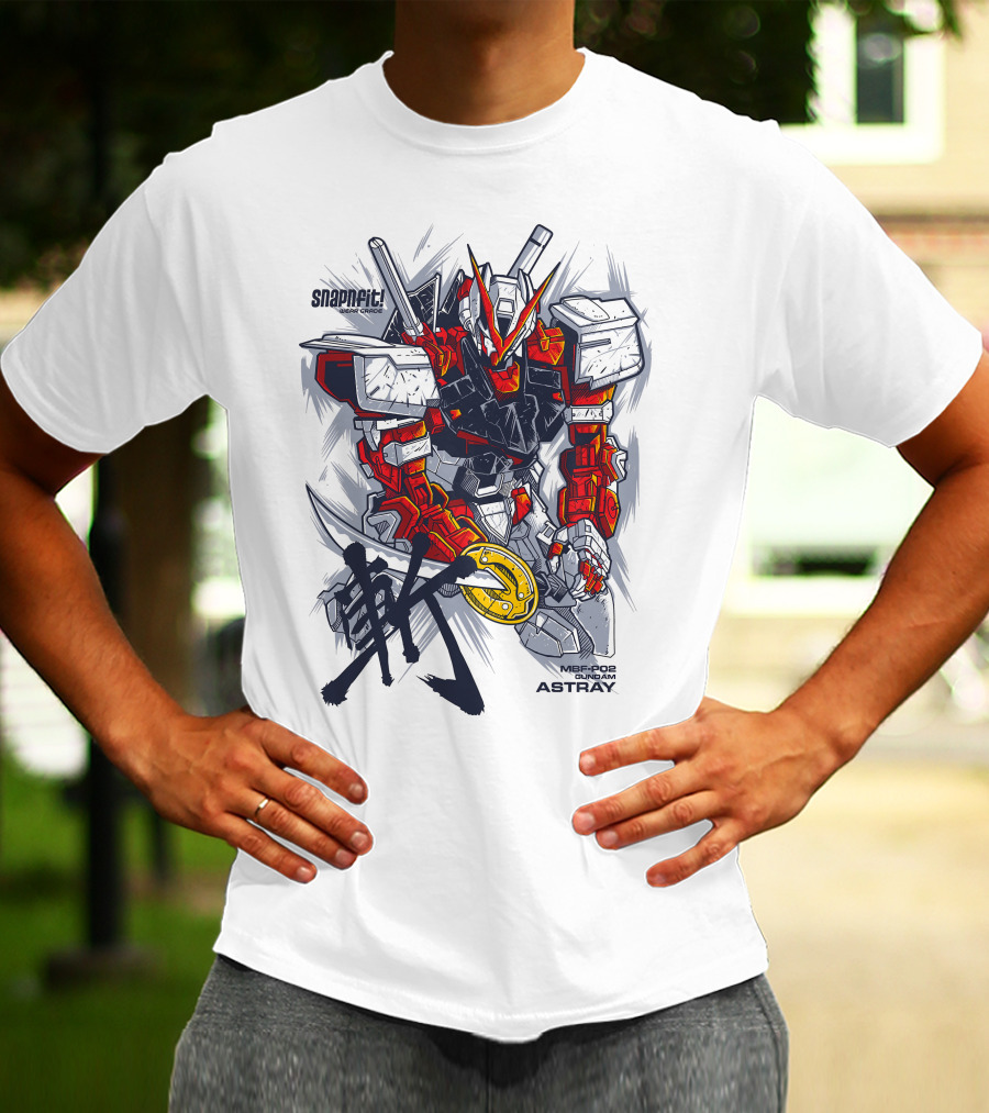 Snapfit Series MBF-P02 Gundam Astray Red Frame T-Shirt