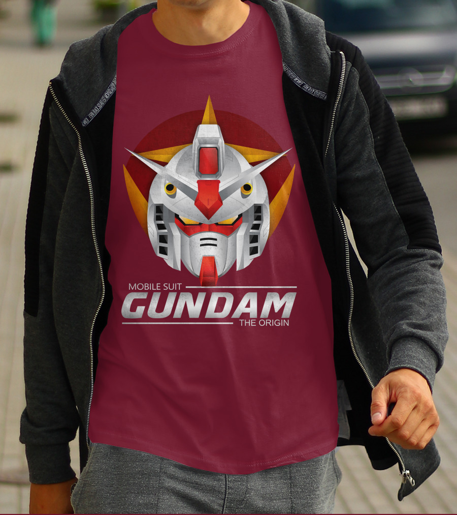 Mobile Suit Gundam The Origin Mecha Head T-Shirt