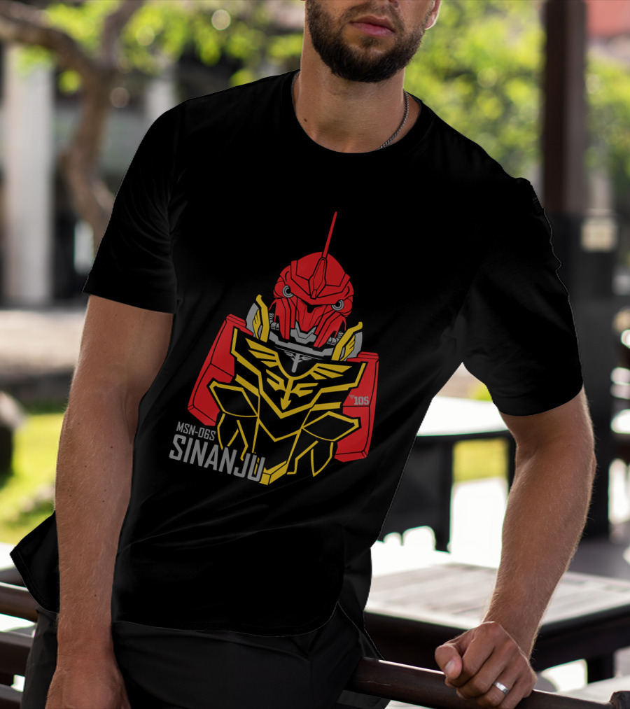 MSN-06S Sinanju Red Warrior Gundam T-Shirt