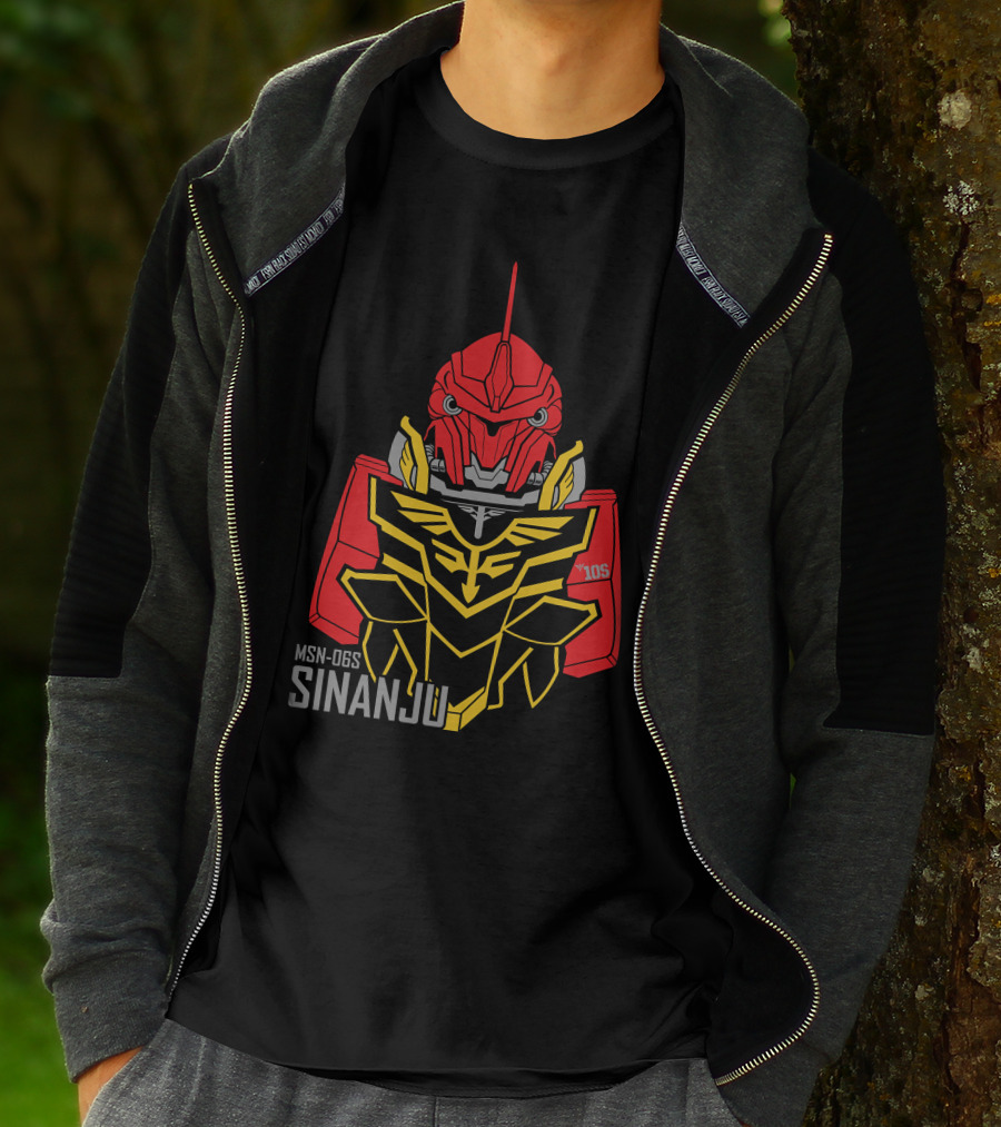 MSN-06S Sinanju Red Warrior Gundam T-Shirt