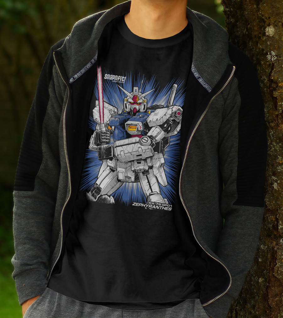 Snapfit Zephyranthes RX-78 GP01 Gundam T-Shirt