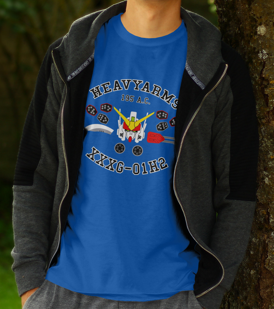 Heavyarms 195 A.C. XXXG-01H2 Gundam Wing T-Shirt