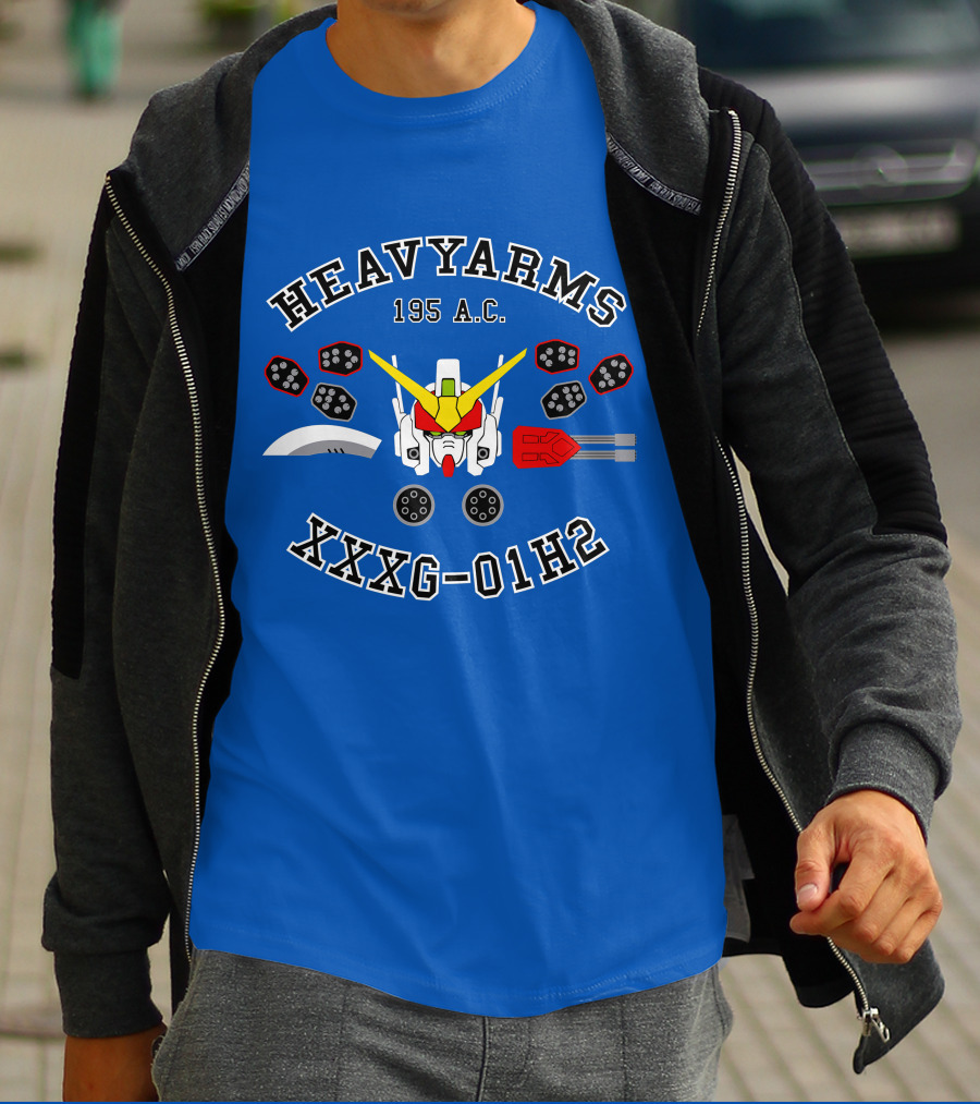 Heavyarms 195 A.C. XXXG-01H2 Gundam Wing T-Shirt