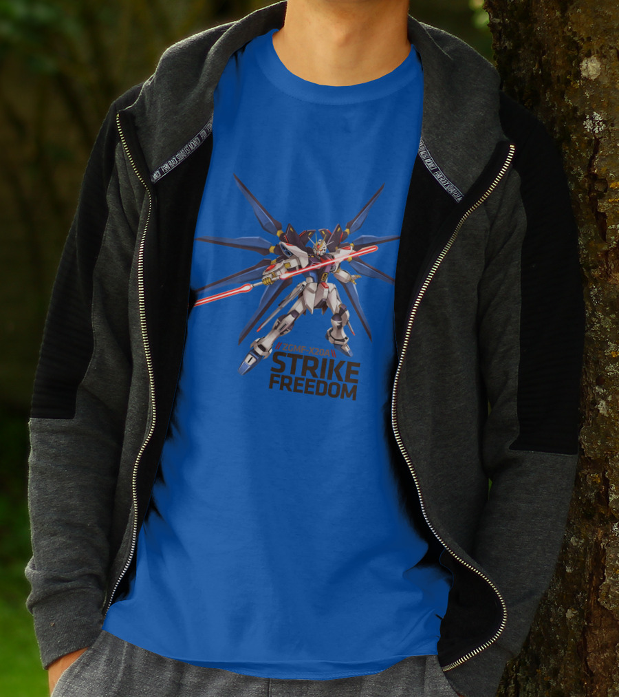 ZGMF-X20A Strike Freedom Gundam Mobile Suit T-Shirt