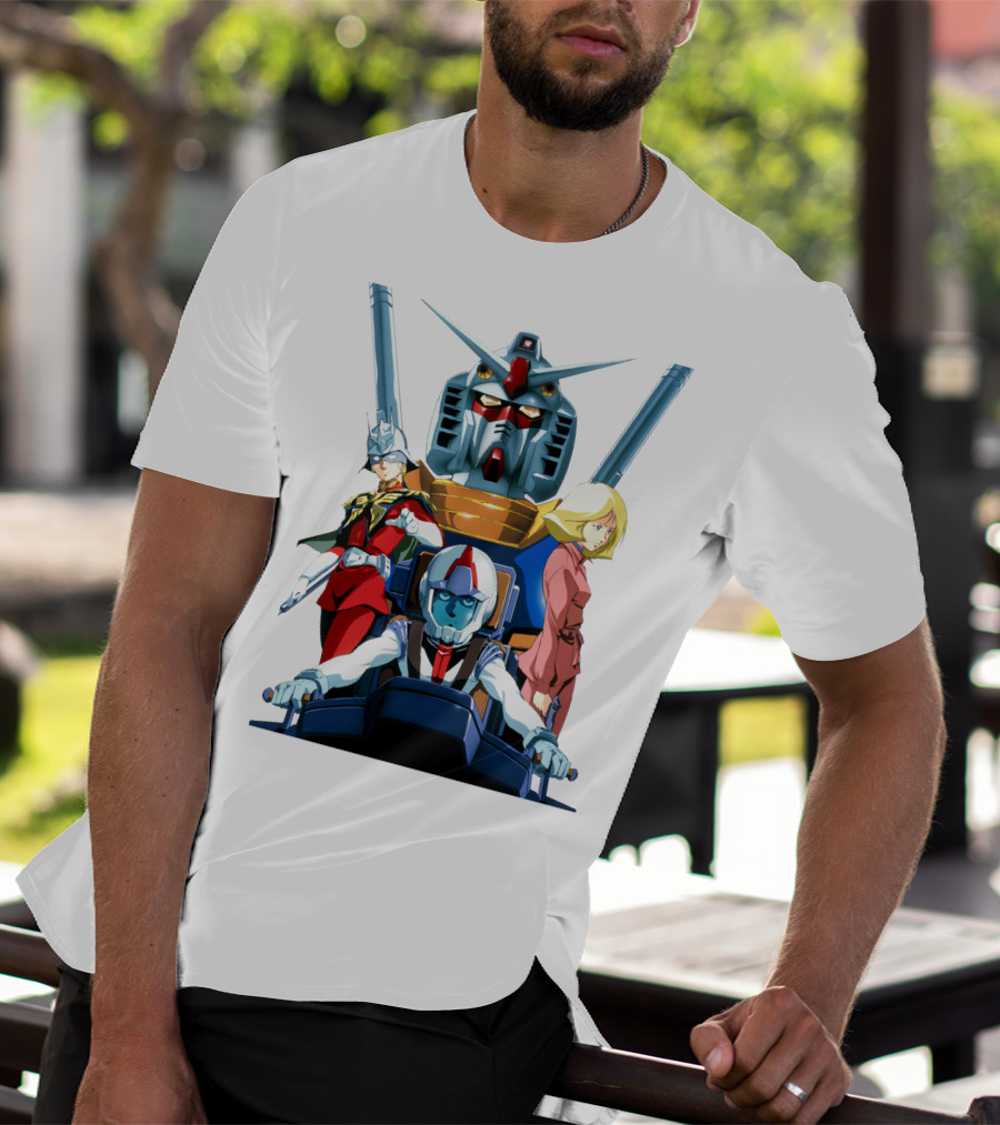 Mobile Suit Gundam Anime Characters Compilation T-Shirt