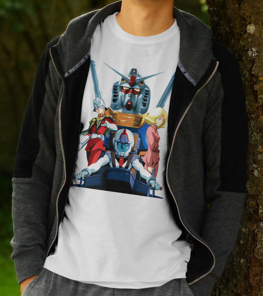 Mobile Suit Gundam Anime Characters Compilation T-Shirt