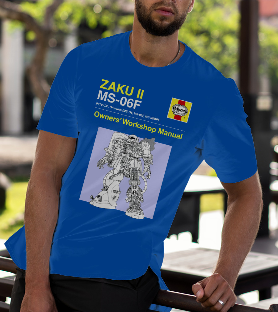 ZAKU II MS-06F 0079 U.C. Onwards Owners' Workshop Manual T-Shirt