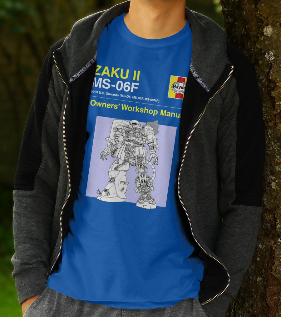 ZAKU II MS-06F 0079 U.C. Onwards Owners' Workshop Manual T-Shirt