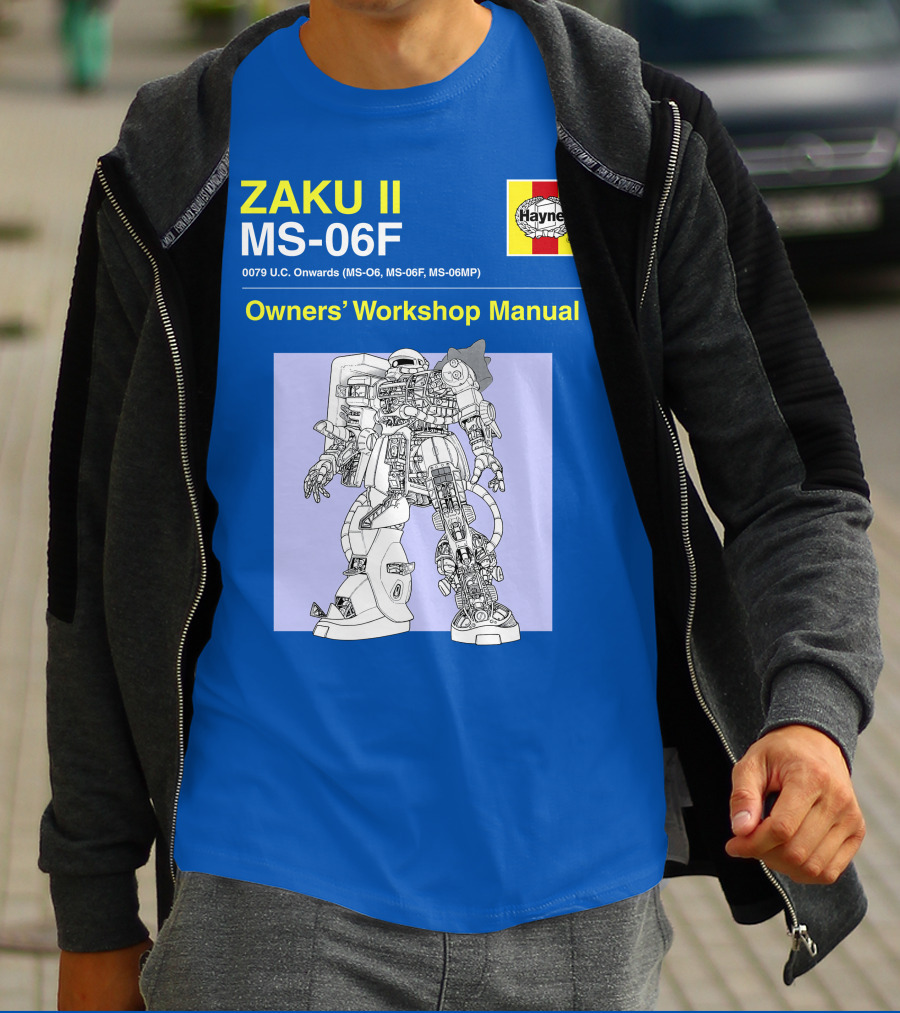 ZAKU II MS-06F 0079 U.C. Onwards Owners' Workshop Manual T-Shirt