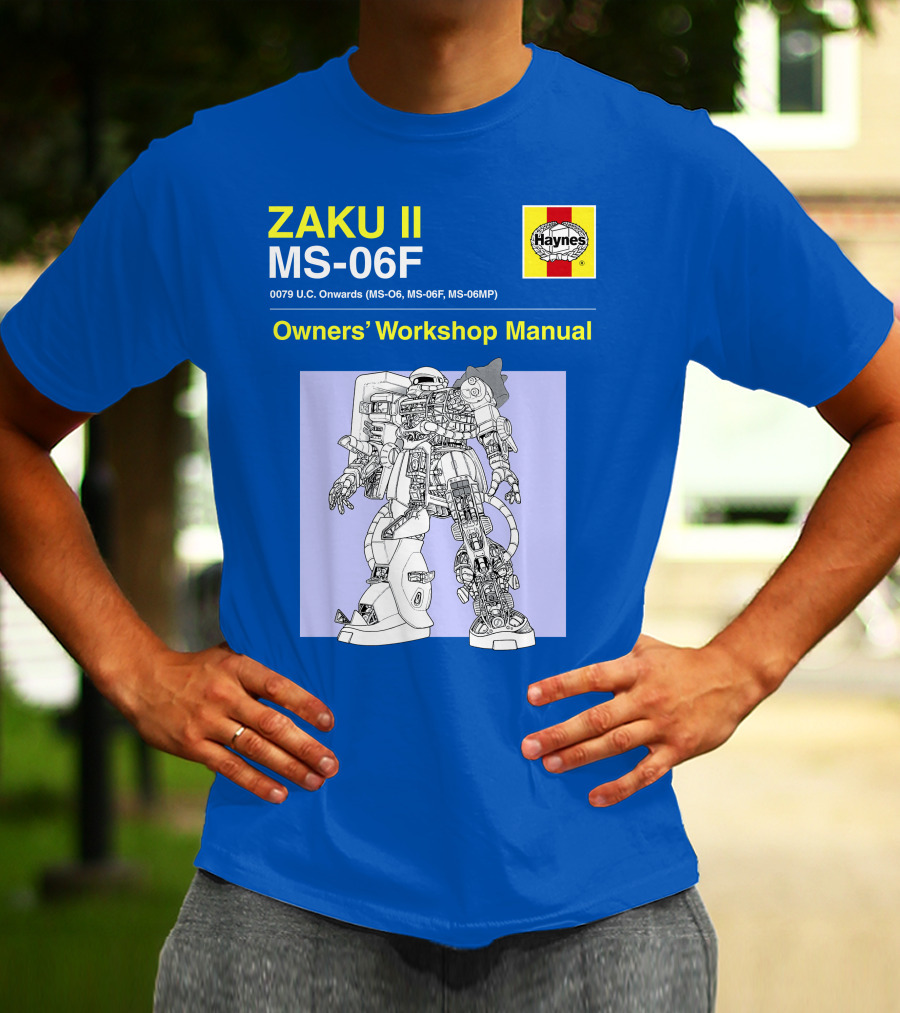ZAKU II MS-06F 0079 U.C. Onwards Owners' Workshop Manual T-Shirt