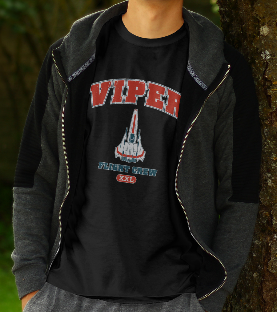 Viper Flight Crew XXL Battlestar Viper T-Shirt